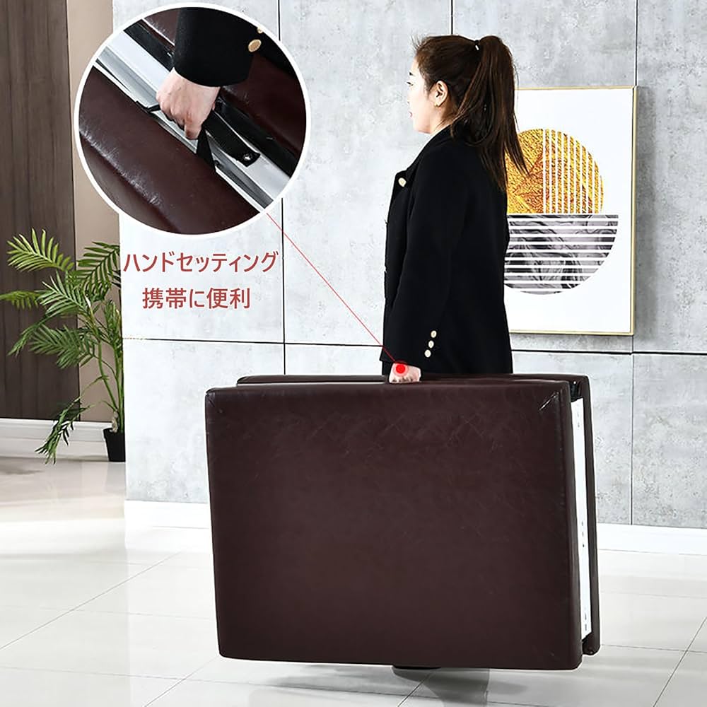 エステベッド　リクライニング　整体　施術　マッサージ台 　軽量　折りたたみ式 マッサージベット 折りたたみ 持ち運び 軽量 施術用 ベッド